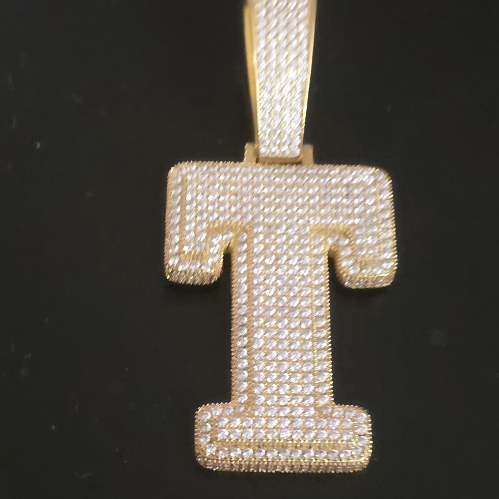 Gold and Silver Men's Pendant